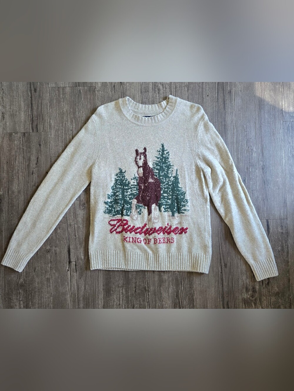 Abercrombie & Fitch × Budweiser Collab Sweater